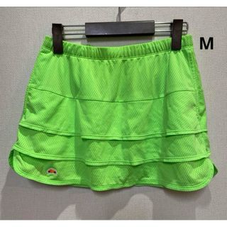 エレッセ(ellesse)の[エレッセ] テニス スカート EW25251 フラッシュグリーン　M(ウェア)