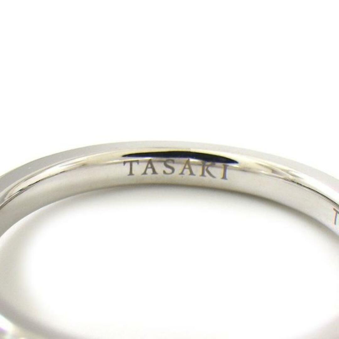 TASAKI(タサキ)のタサキ 田崎真珠 TASAKI リング バランス シグネチャー R-4398-18KWG バー 5連 パール 8.0mm珠 K18WG 10.5号 【箱・保付き】 【中古】 レディースのアクセサリー(リング(指輪))の商品写真