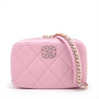 シャネル(CHANEL)のシャネル  ラムスキン  ピンク レディース ショルダーバッグ(ショルダーバッグ)