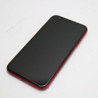 アイフォーン(iPhone)の超美品 SIMフリー iPhoneXR 64GB レッド RED 白ロム M777(スマートフォン本体)