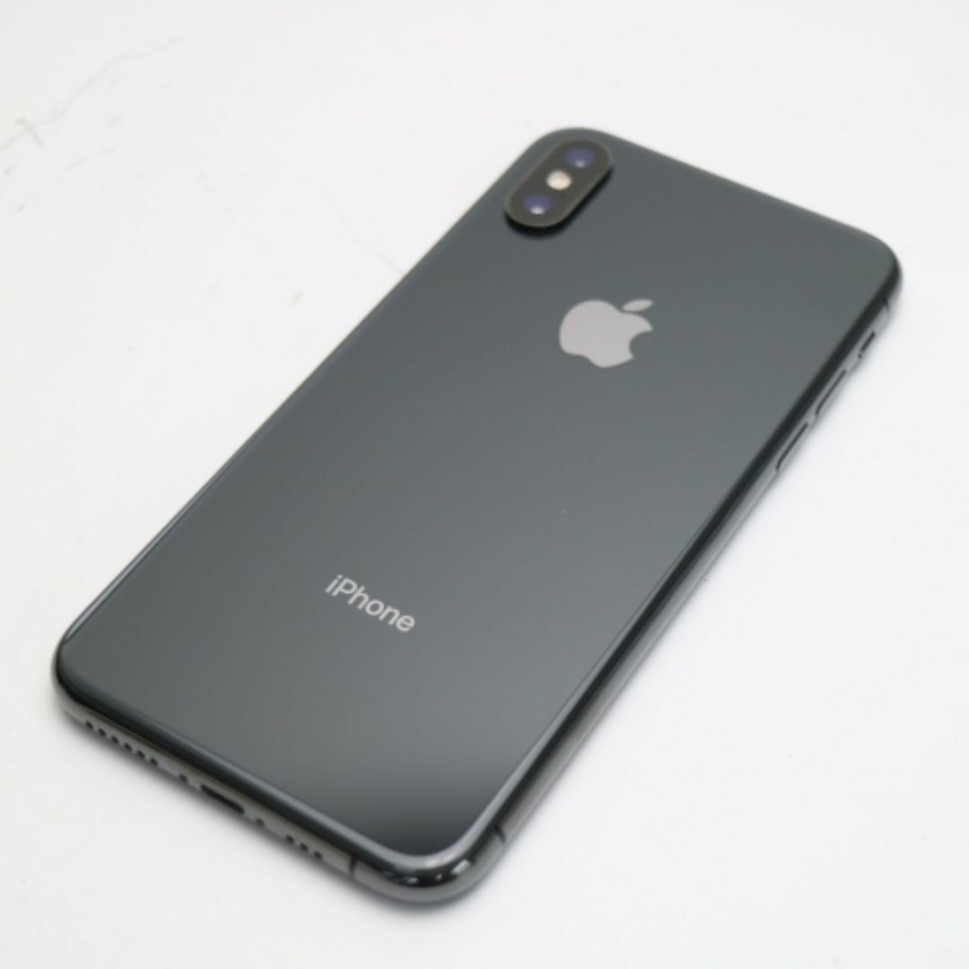 iPhone(アイフォーン)の超美品 SIMフリー iPhoneXS 64GB スペースグレイ 本体 M777 スマホ/家電/カメラのスマートフォン/携帯電話(スマートフォン本体)の商品写真