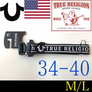 トゥルーレリジョン(True Religion)のレア【新品】トゥルーレリジョン USA メンズ ベルト 34-40 M/L(ベルト)