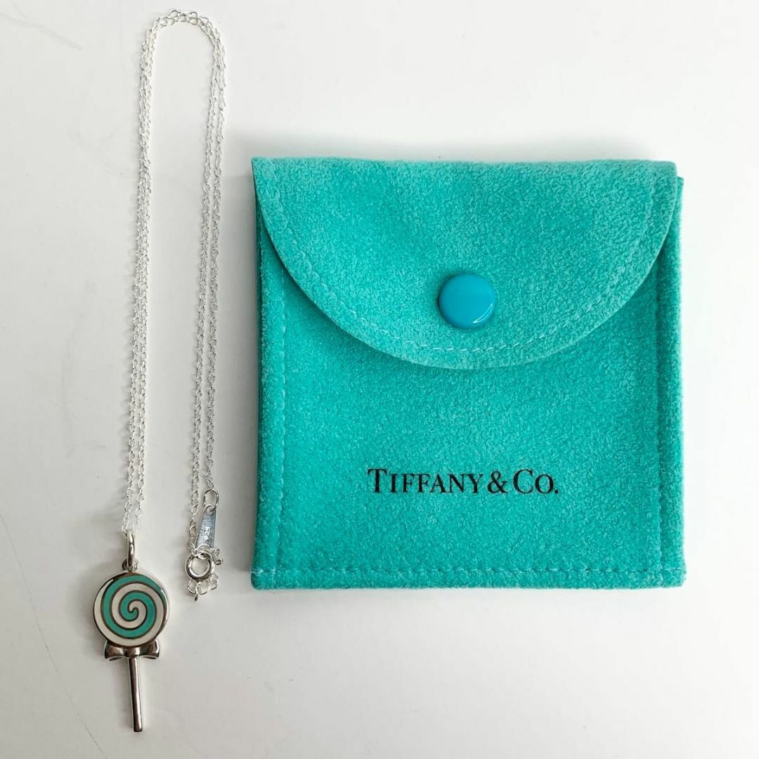 Tiffany & Co.(ティファニー)のティファニー ブルー ロリポップ ネックレス トップ チャーム 希少 y61 レディースのアクセサリー(ネックレス)の商品写真