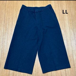 レディース　ハーフパンツ　LL 濃いグレー(ハーフパンツ)