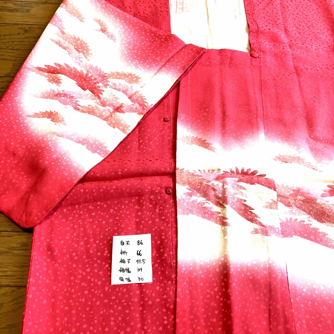 未使用品　仕付け糸有り　刺繍有り　道行コート レディースの水着/浴衣(着物)の商品写真
