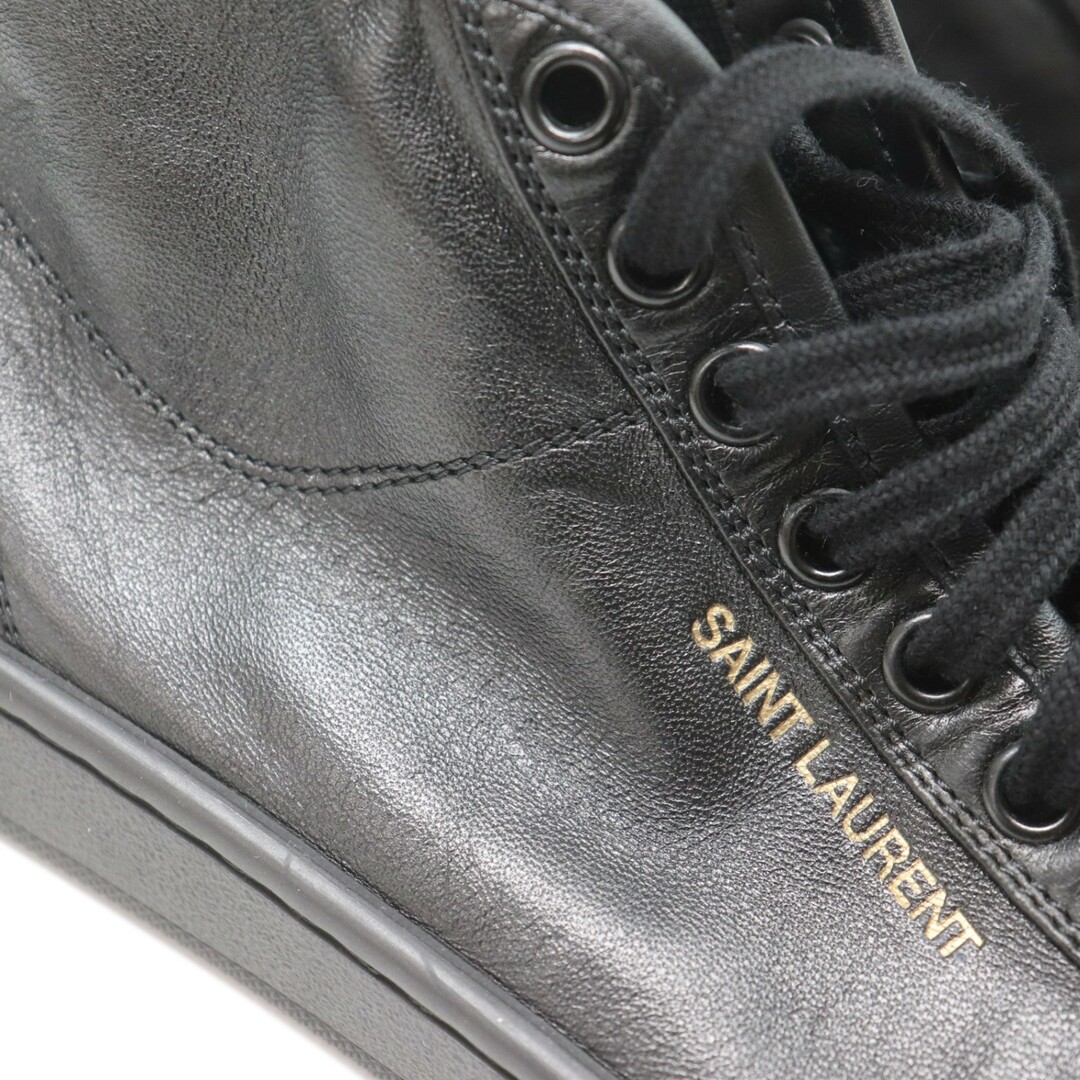 Saint Laurent(サンローラン)のIT4995EP9X41 美品 サンローラン SL/39 MID TOP スニーカー 783601 AAAWQ 1000 黒 サイズ38 レディース レディースの靴/シューズ(スニーカー)の商品写真