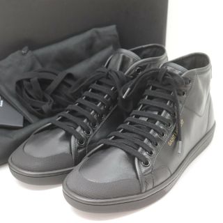 サンローラン(Saint Laurent)のIT4995EP9X41 美品 サンローラン SL/39 MID TOP スニーカー 783601 AAAWQ 1000 黒 サイズ38 レディース(スニーカー)