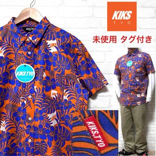 キックスティーワイオー(KIKS TYO)の☆未使用タグ付き☆ KIKS TYO ハイビスカス ボタニカル アロハシャツ(シャツ)