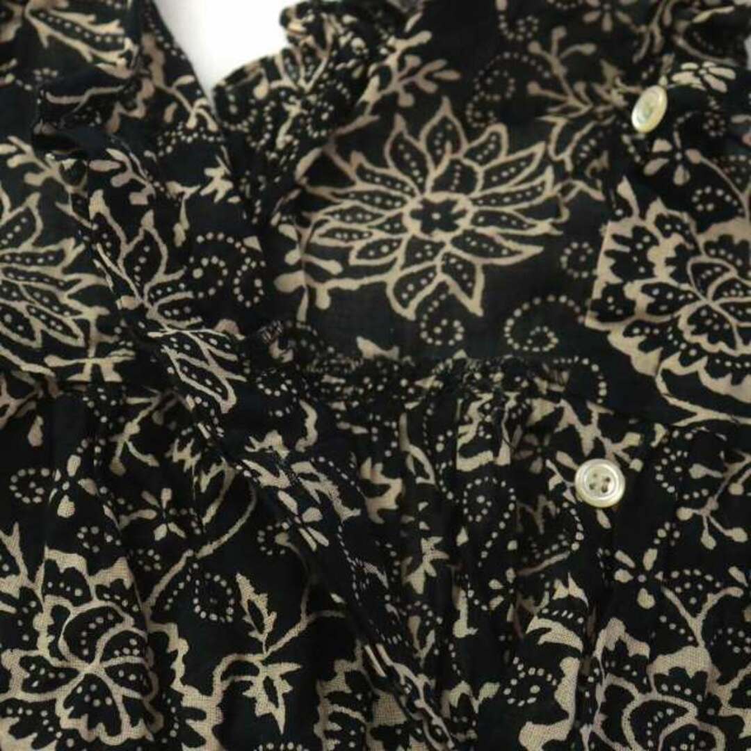 Isabel Marant(イザベルマラン)のイザベルマラン オールインワン ノースリーブ ショートパンツ 総柄 花柄 黒 レディースのトップス(タンクトップ)の商品写真