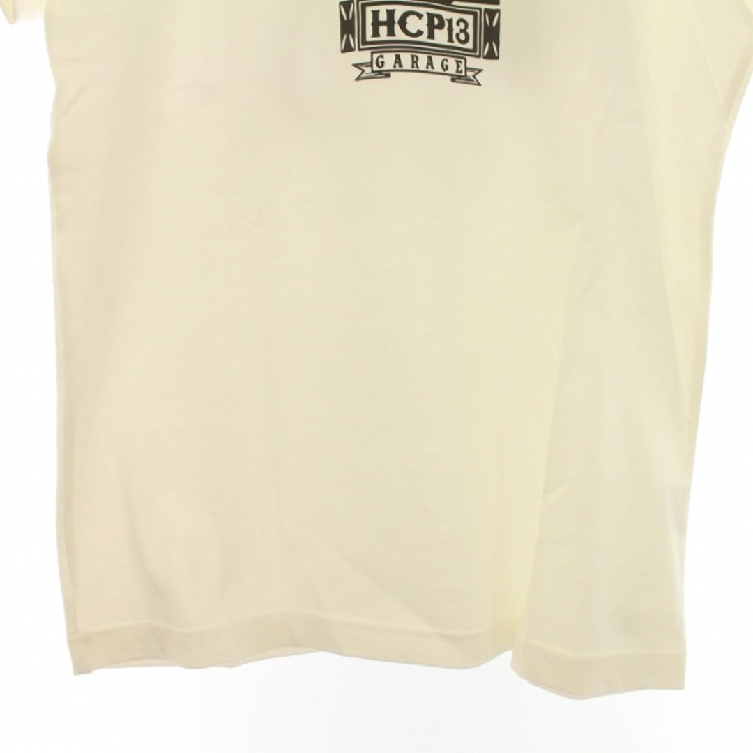 CALEE(キャリー)のCALEE Tシャツ カットソー 半袖 バックプリント バイク S 白 メンズのトップス(Tシャツ/カットソー(半袖/袖なし))の商品写真