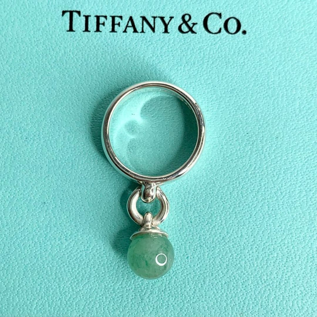 Tiffany & Co.(ティファニー)のティファニー 翡翠 ドア リッカー ノック ヴィンテージ リング 希少 ck1 レディースのアクセサリー(リング(指輪))の商品写真