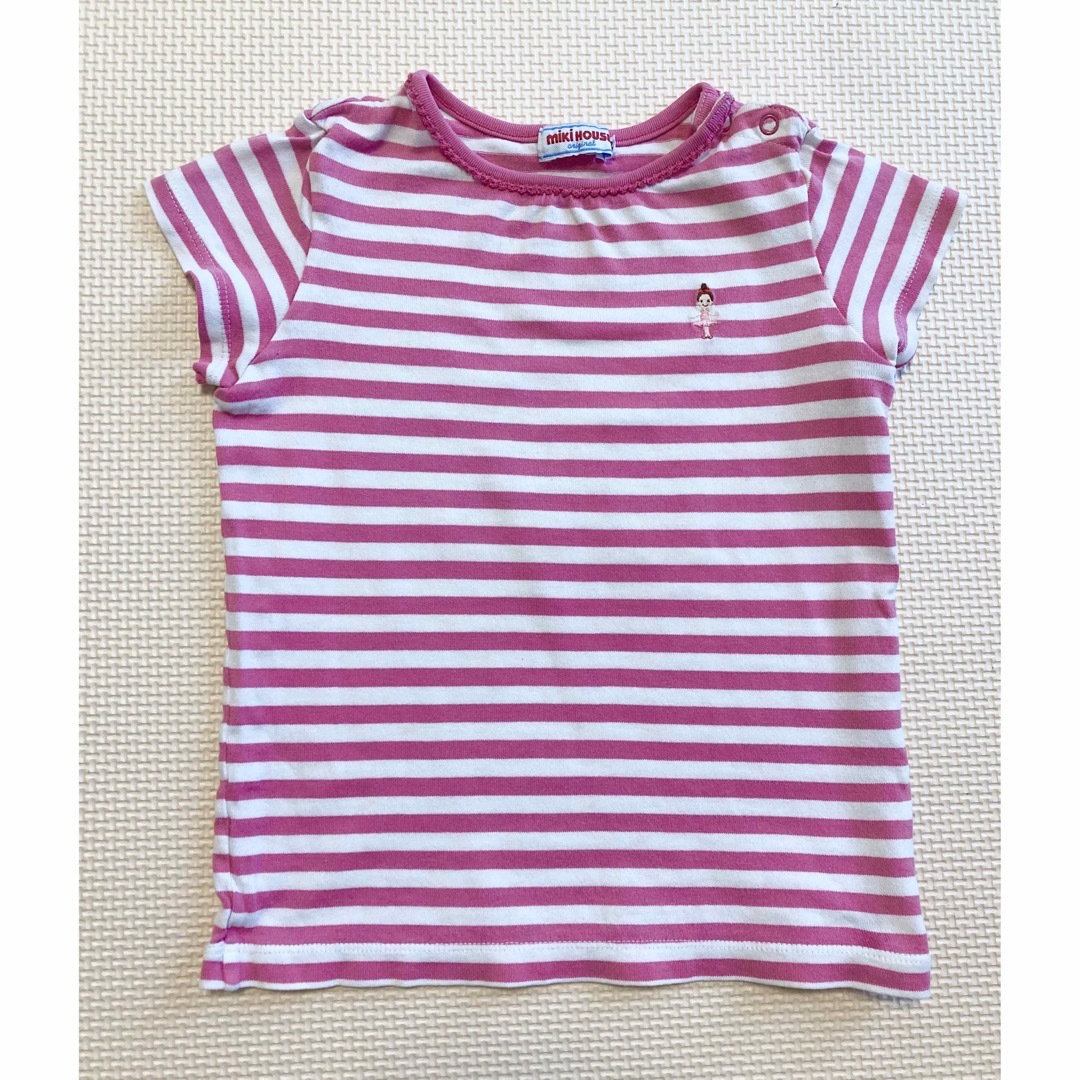 mikihouse(ミキハウス)のミキハウス半袖 90cm キッズ/ベビー/マタニティのキッズ服女の子用(90cm~)(Tシャツ/カットソー)の商品写真