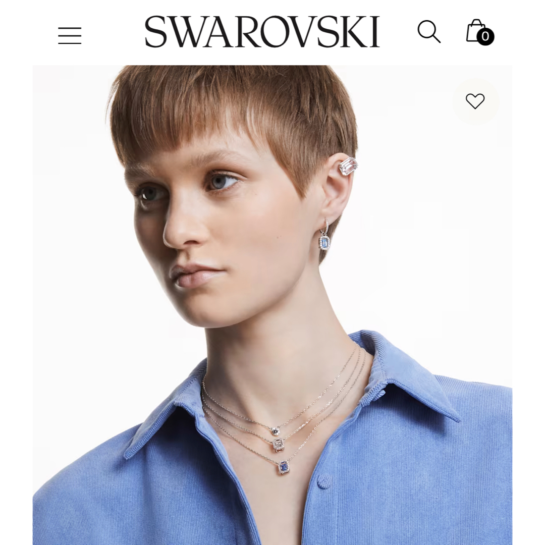 SWAROVSKI(スワロフスキー)のスワロフスキー BE:FIRST着用 Millenia ドロップピアス レディースのアクセサリー(ピアス)の商品写真