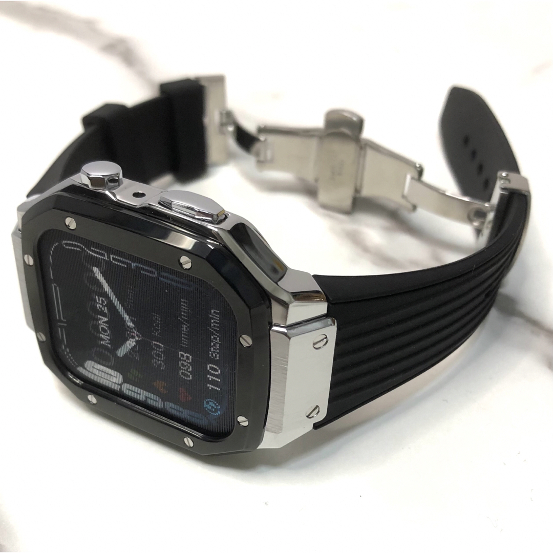 bsb★アップルウォッチバンド ラバーベルト カバー　Apple Watch メンズの時計(ラバーベルト)の商品写真