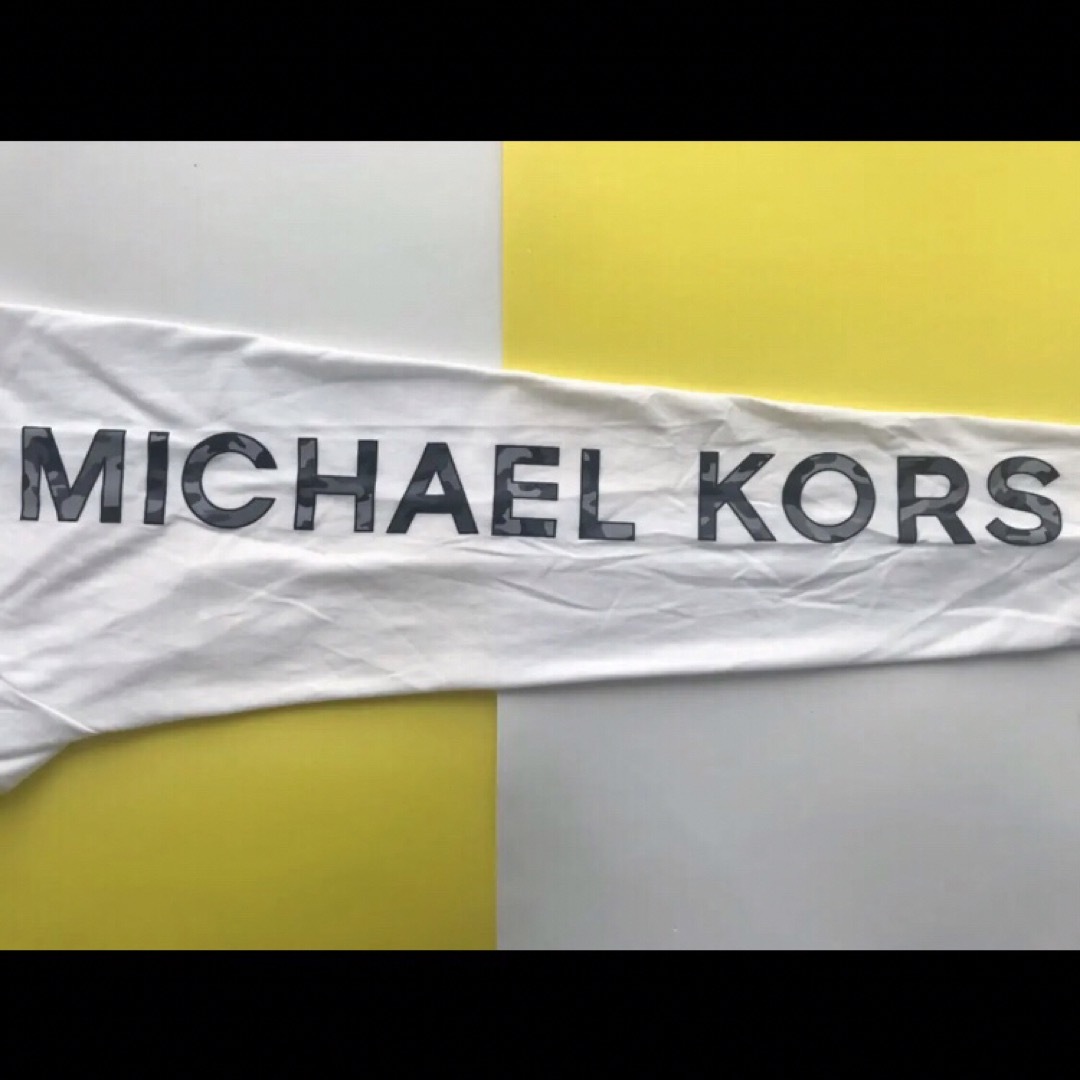 Michael Kors(マイケルコース)のレア 新品 マイケルコース USA メンズ ロング Tシャツ M 白 メンズのトップス(Tシャツ/カットソー(七分/長袖))の商品写真