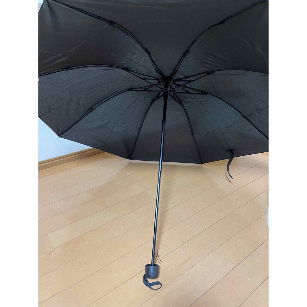 折りたたみ傘　雨傘 携帯 通勤 通学 高校生 日傘 雨傘 ブラック 軽量　梅雨 メンズのファッション小物(傘)の商品写真