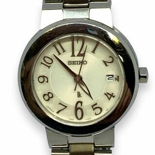 セイコー(SEIKO)の【電池交換済】セイコー　ルキア　7N82-0CN0　3針デイト　レディース腕時計(腕時計)