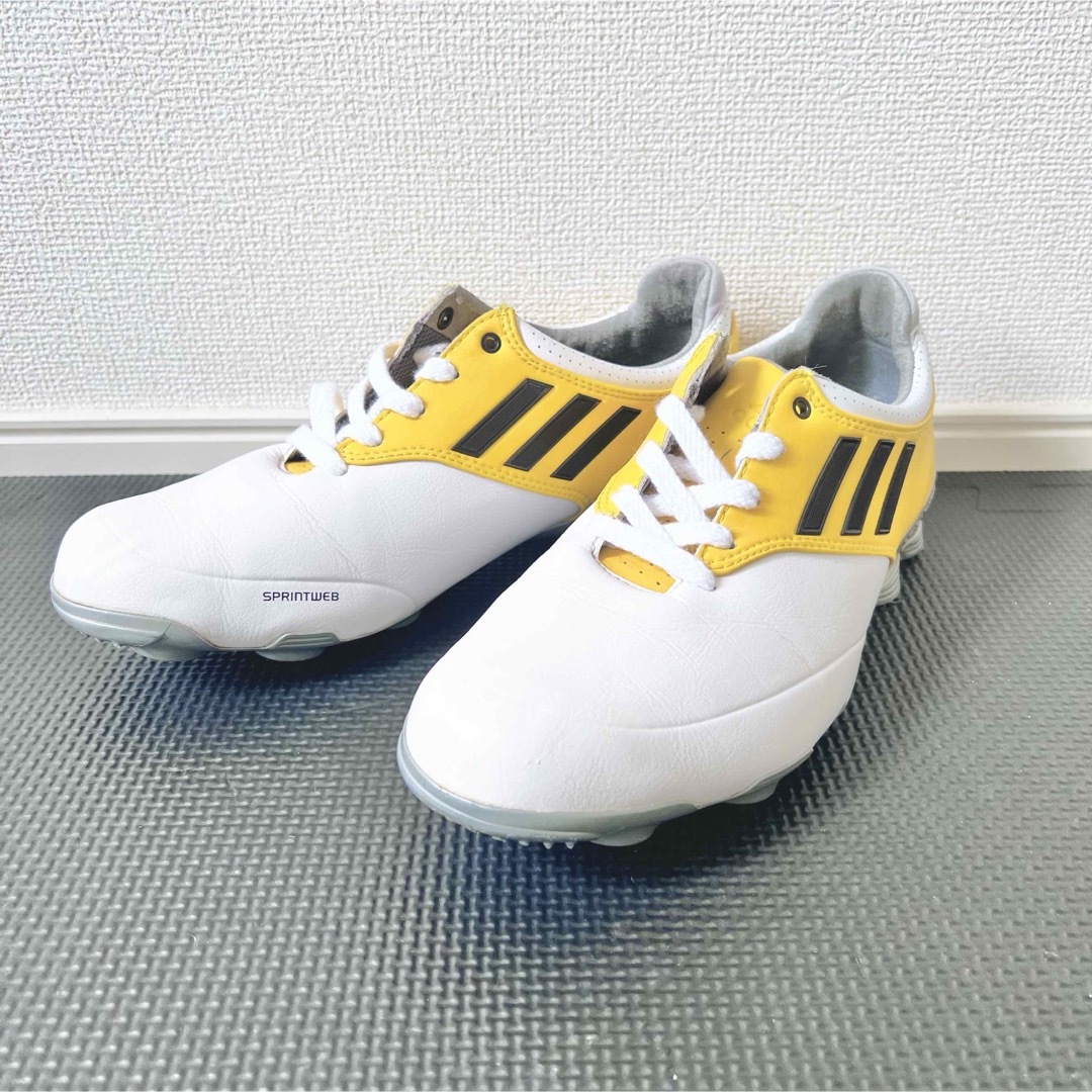 adidas(アディダス)の【極美品】ADIDAS GOLF アディダスゴルフ ゴルフシューズ 25cm スポーツ/アウトドアのゴルフ(シューズ)の商品写真