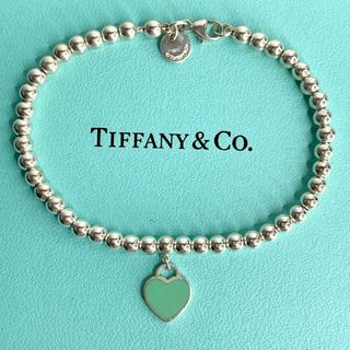 ティファニー(Tiffany & Co.)のティファニー リターントゥ ブルーハート ブレスレット ボールチェーン cj1(ブレスレット/バングル)