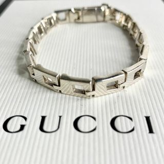 グッチ(Gucci)のGUCCI オールドグッチ Gロゴ Gモチーフ 925 ブレスレット(ブレスレット/バングル)