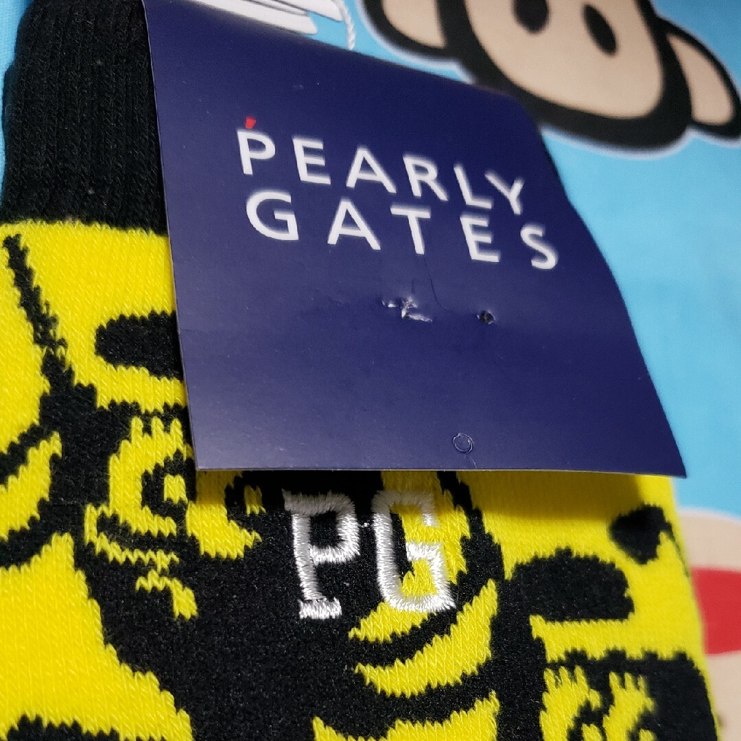 PEARLY GATES(パーリーゲイツ)の【新品】 pg 靴下 エンタメ/ホビーのおもちゃ/ぬいぐるみ(キャラクターグッズ)の商品写真