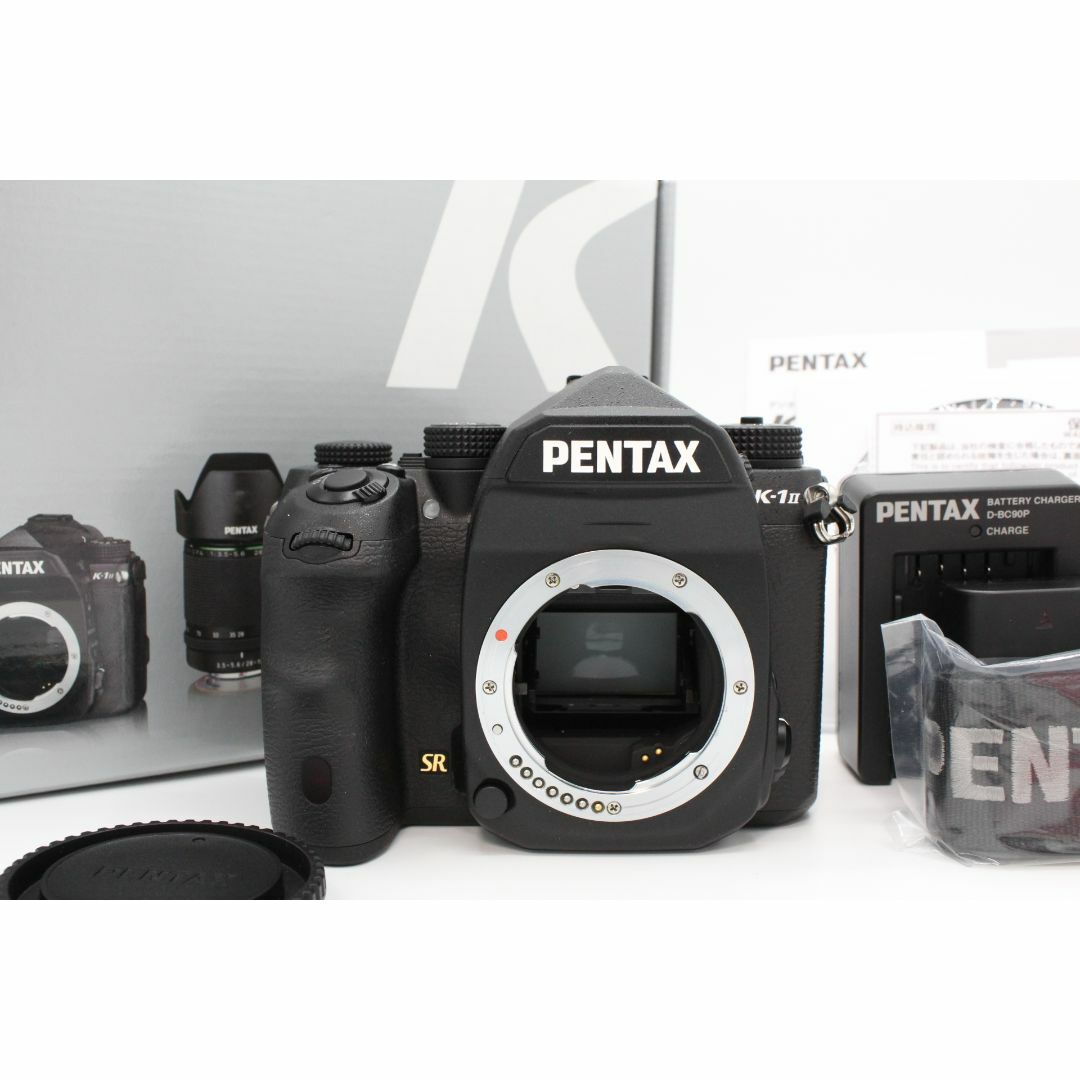 PENTAX(ペンタックス)の＜＜シャッター数243回！メーカー保証（24年12月まで）付き！＞＞【新級品】PENTAX ペンタックス K-1 Mark II ボディ ブラック #LE2024275 スマホ/家電/カメラのカメラ(デジタル一眼)の商品写真