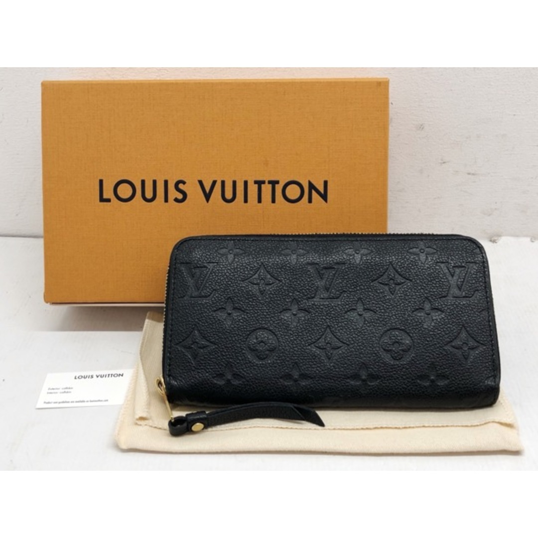 LOUIS VUITTON(ルイヴィトン)のLOUIS VUITTON(ルイヴィトン) ジッピー ウォレット ラウンドファスナー長財布 モノグラム アンプラント ノワール / M61864 【64575-007】 メンズのファッション小物(長財布)の商品写真