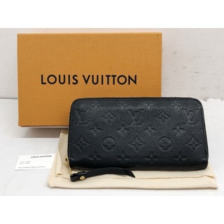 ルイヴィトン(LOUIS VUITTON)のLOUIS VUITTON(ルイヴィトン) ジッピー ウォレット ラウンドファスナー長財布 モノグラム アンプラント ノワール / M61864 【64575-007】(長財布)