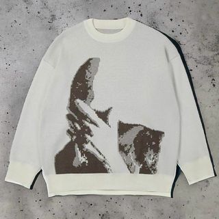 【IMPORT】Frank ocean knit sweater(ニット/セーター)