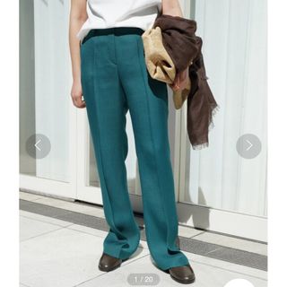 ドゥーズィエムクラス(DEUXIEME CLASSE)のDeuxieme Classe Slim Flare パンツ (ターコイズ)(カジュアルパンツ)