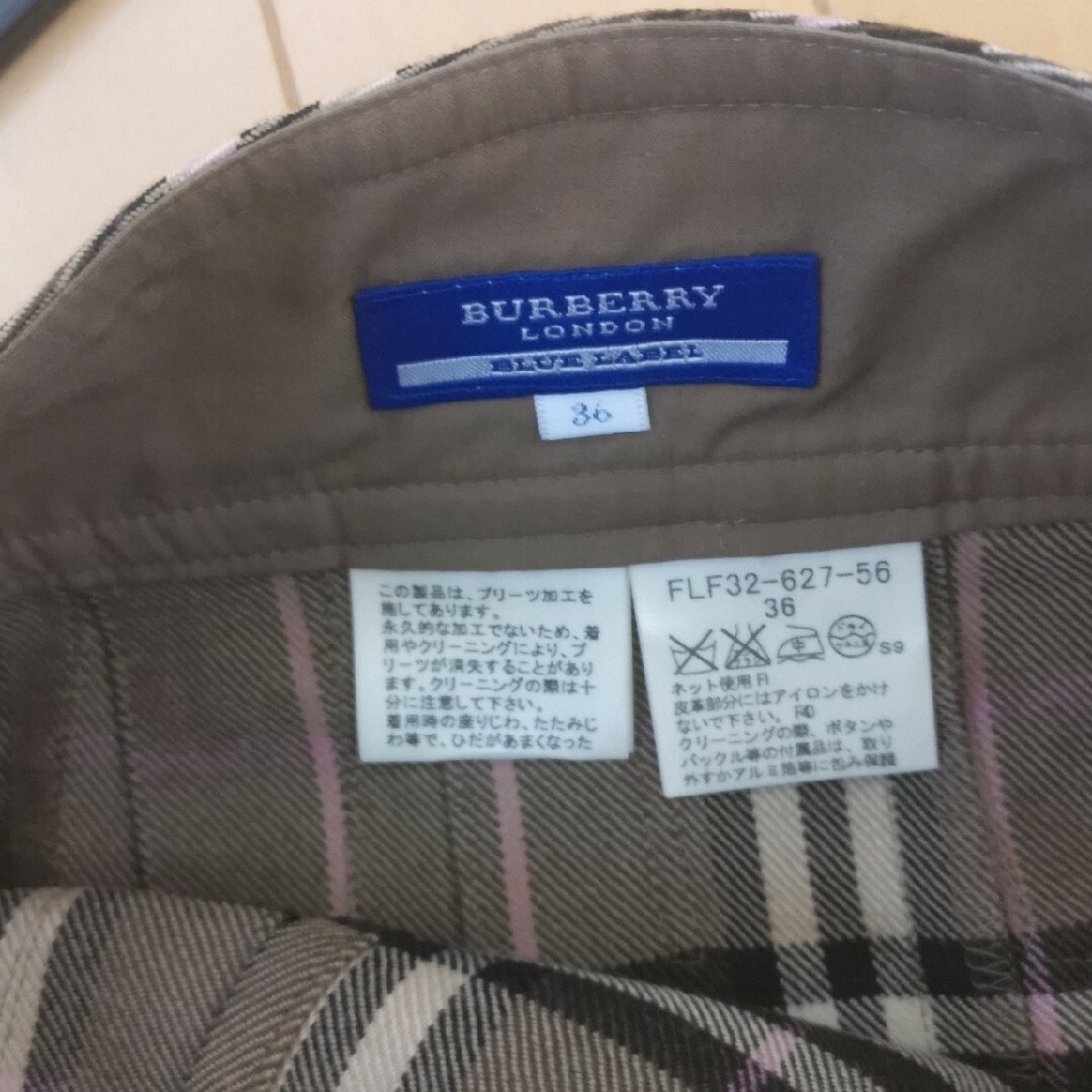 バーバリーブルーレーベル巻きスカート バーバリーブルーレーベル巻きスカート