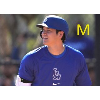 ナイキ(NIKE)の海外Mサイズ：ドジャース　オーセンティック　ロングTシャツ MLB公式 大谷翔平(Tシャツ/カットソー(七分/長袖))