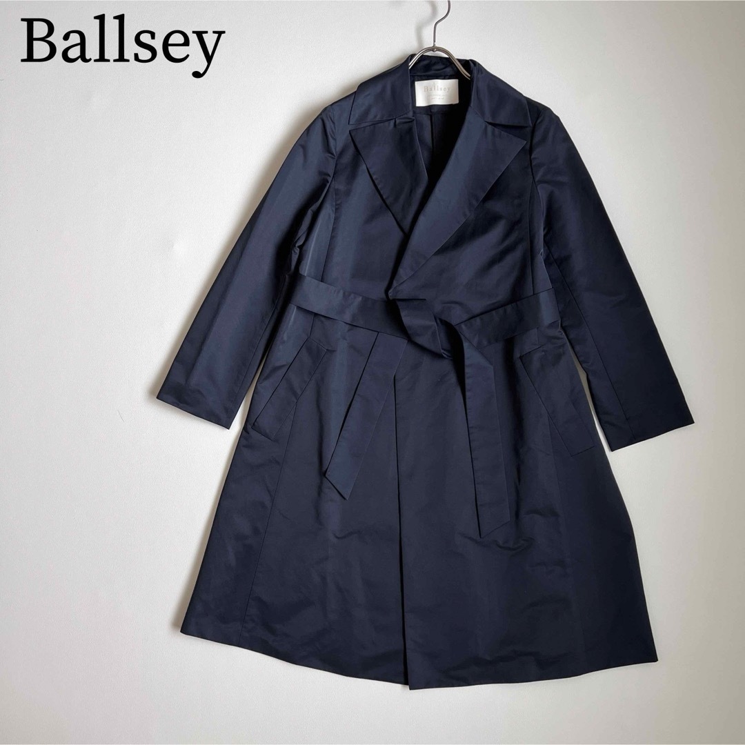 Ballsey(ボールジィ)の美品　Ballsey ボールジィ　スプリングコート　トレンチコート　ベルト付き レディースのジャケット/アウター(スプリングコート)の商品写真