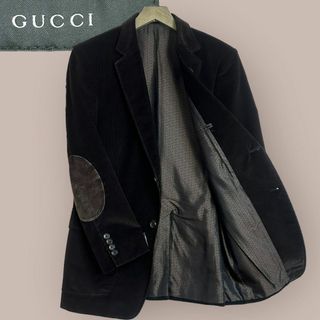 グッチ(Gucci)の美品☆人気デザイン☆GUCCI トムフォード期 テーラードジャケット GG柄(テーラードジャケット)