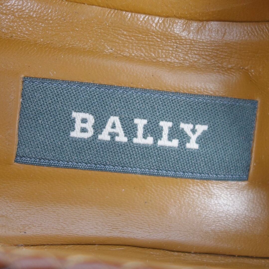 Bally(バリー)の美品 バリー BALLY スリッポン ローファー 編み込み カーフレザー シューズ レディース 35.5(22.5cm相当) ブラウン レディースの靴/シューズ(スリッポン/モカシン)の商品写真