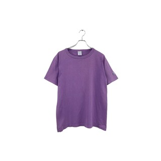 Made in USA Champion T1011 T-shirt チャンピオン Tシャツ パープル ヴィンテージ ネ(Tシャツ/カットソー(半袖/袖なし))