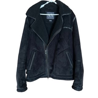 アルマーニエクスチェンジ(ARMANI EXCHANGE)の【メンズ】アルマーニエクスチェンジ　レザームートンコート(レザージャケット)