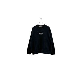 Made in USA CRU black sweat クルー スウェット トレーナー ブラック系 サイズL ヴィンテージ 6(スウェット)