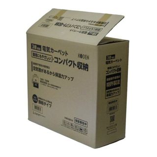 未使用品 広電(KODEN) 電気カーペット ホットカーペット 本体 3畳 グレー 小さく畳める 省エネ 暖房面切替 8hOFF スライド温度調節 ダニクリーン VWU301H 中古 a1(その他)