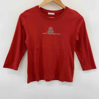 pasta パスタ レディース Tシャツ（長袖）赤 レッド(Tシャツ(長袖/七分))
