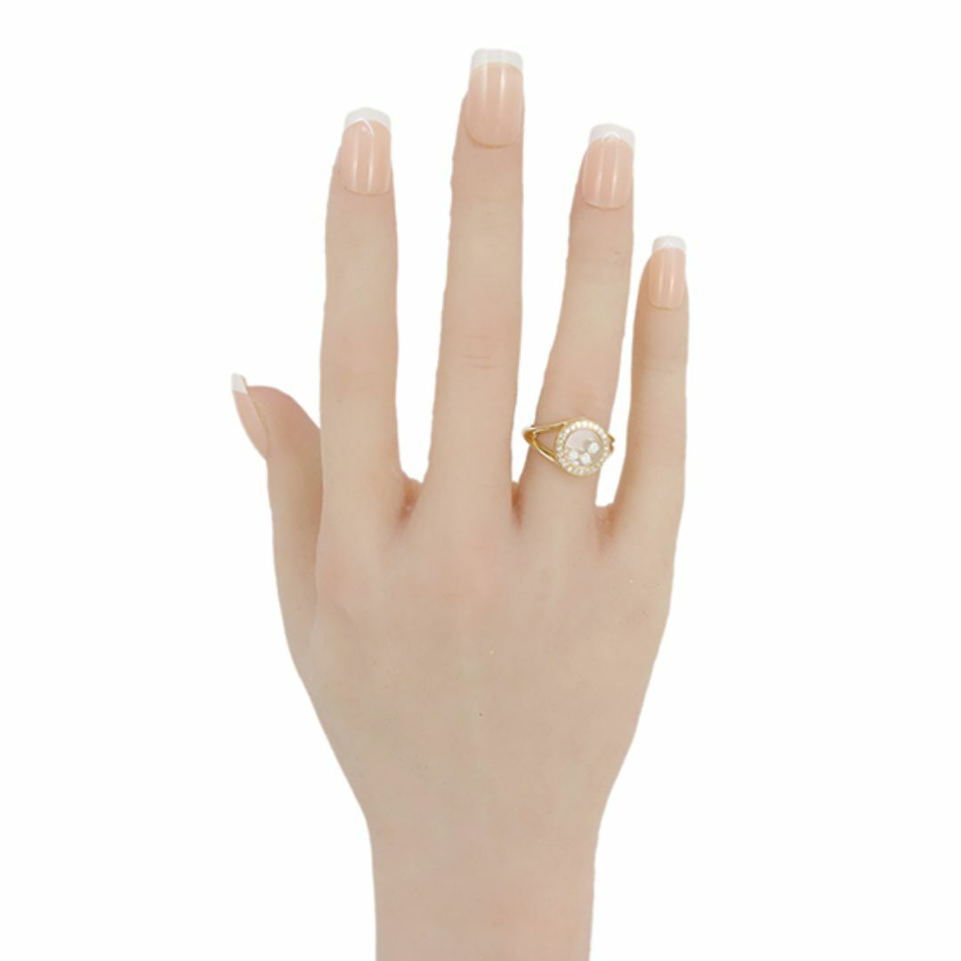Chopard(ショパール)のショパール リング 指輪 アクセサリー レディース K18YG ダイヤモンド ゴールド 新品同様 1106987-1 レディースのアクセサリー(リング(指輪))の商品写真