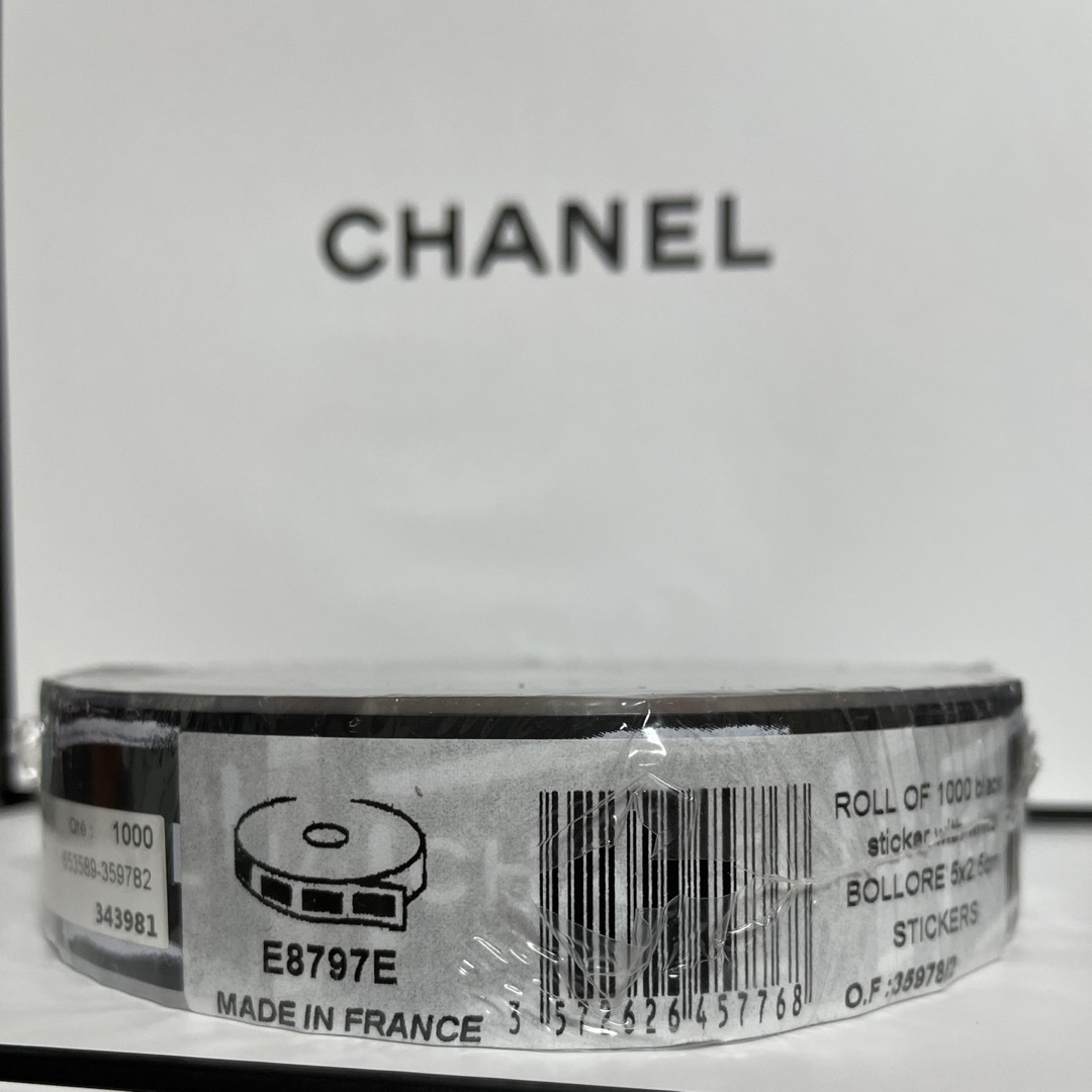 CHANEL(シャネル)のSale！CHANEL ブラック ステッカー 20枚 インテリア/住まい/日用品のオフィス用品(ラッピング/包装)の商品写真