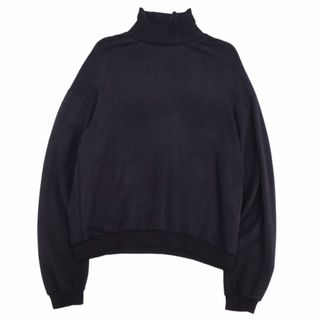 バレンシアガ(Balenciaga)のバレンシアガ BALENCIAGA スウェット トレーナー ハイネック ロゴ コットン トップス メンズ M ブラック(スウェット)