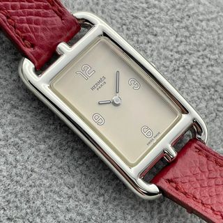 エルメス(Hermes)のT650 エルメス ナンタケット NA1.250 SV925 クォーツ 箱取説付(腕時計)