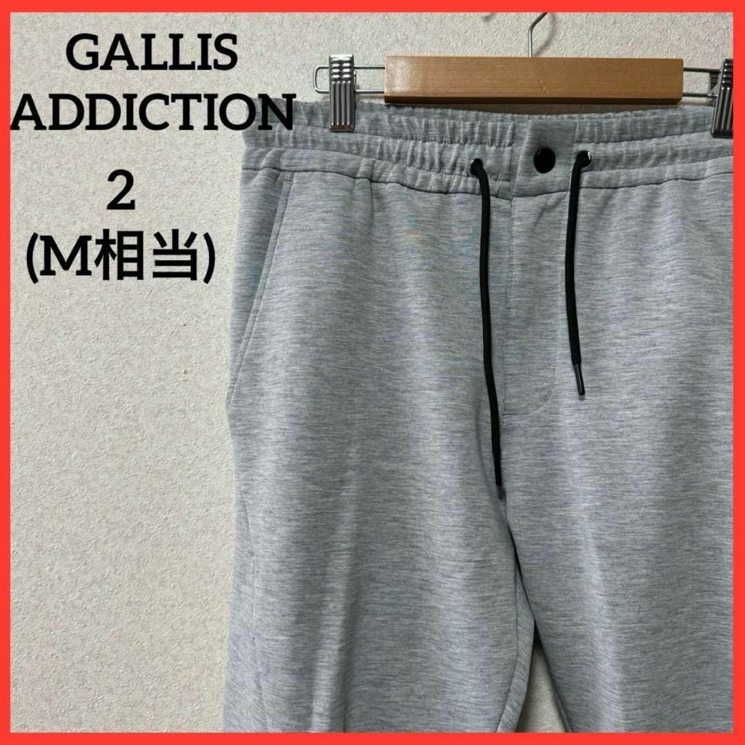 【希少】GALLIS ADDICTION スウェットパンツ ジャージ サイドロゴ メンズのパンツ(その他)の商品写真