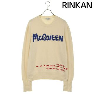 Alexander McQueen - アレキサンダーマックイーン  626454 Q1XDG ロゴジャガードニット メンズ L