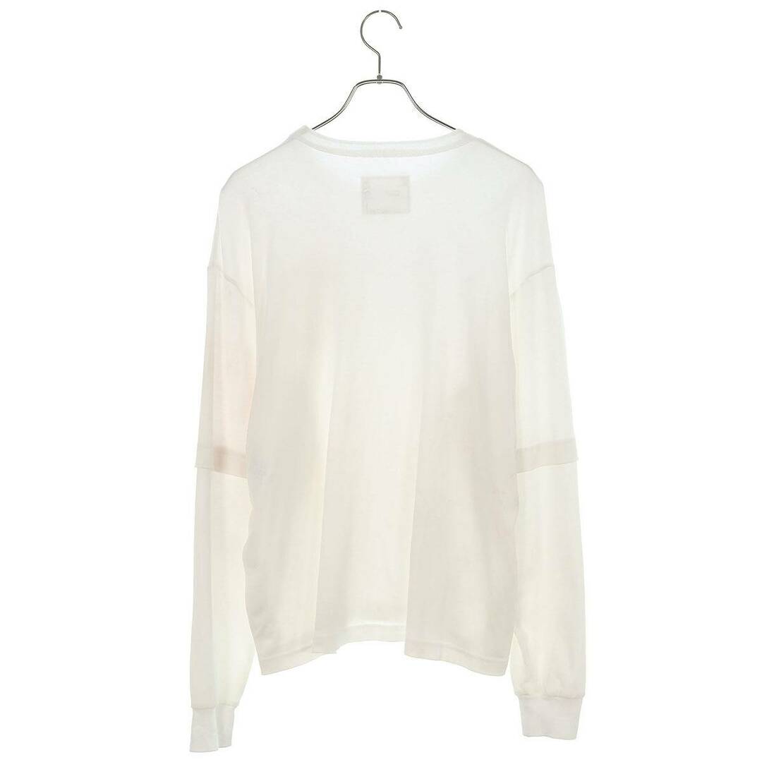 sacai(サカイ)のサカイ  23-03028M S Cotton Jersey L/S T-Shirt Sロゴ刺繍レイヤード長袖カットソー メンズ 2 メンズのトップス(Tシャツ/カットソー(七分/長袖))の商品写真
