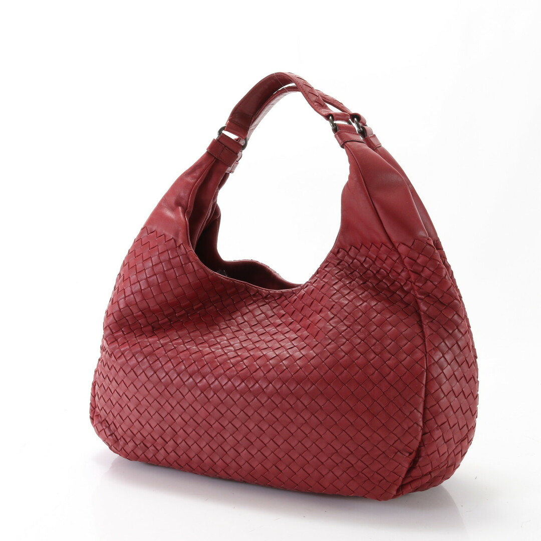 Bottega Veneta(ボッテガヴェネタ)の美品 ボッテガヴェネタ イントレチャート 編み込み ホーボー 型 レザー トート バッグ 肩掛け ショルダー ハンド レディース YYE V10-4 レディースのバッグ(トートバッグ)の商品写真