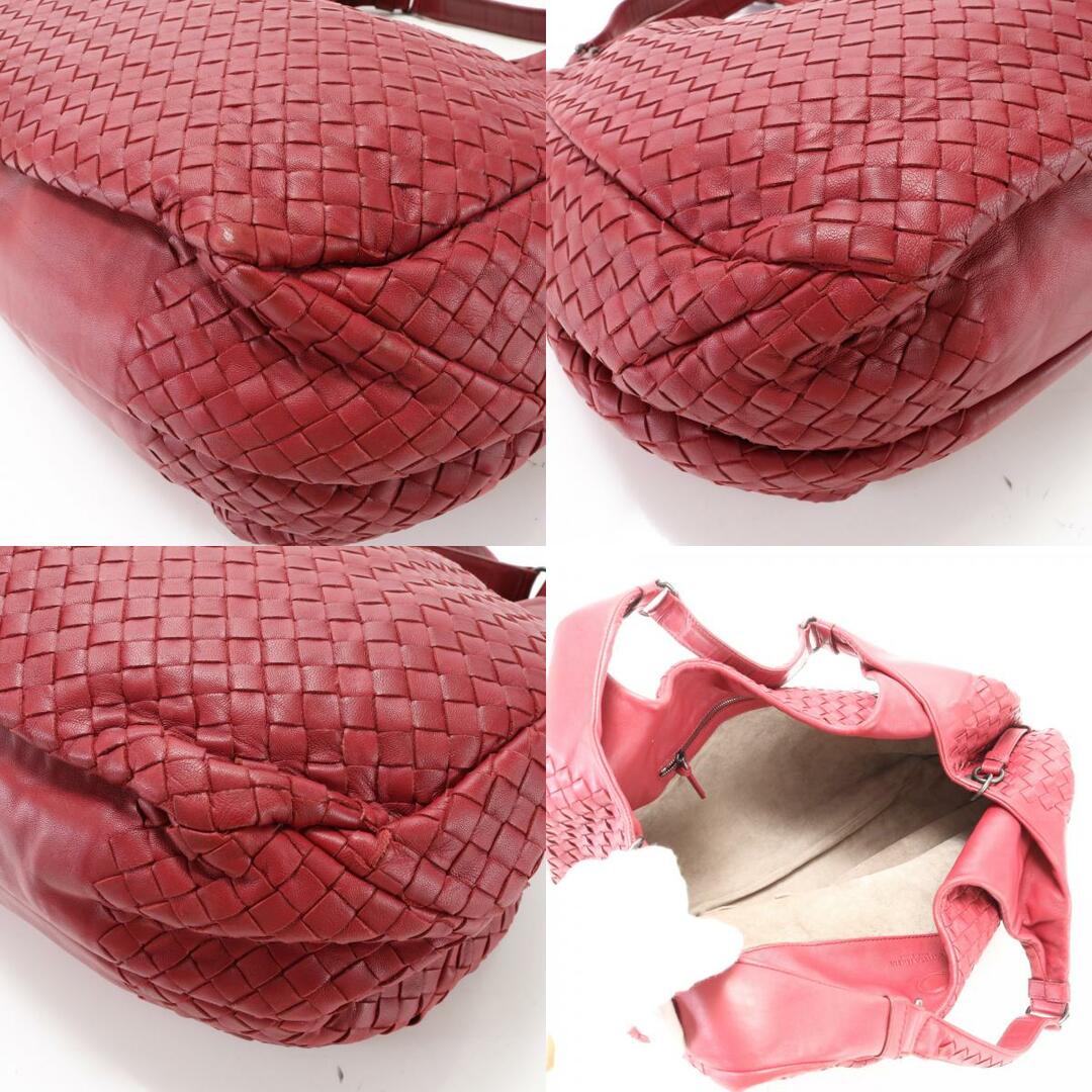 Bottega Veneta(ボッテガヴェネタ)の美品 ボッテガヴェネタ イントレチャート 編み込み ホーボー 型 レザー トート バッグ 肩掛け ショルダー ハンド レディース YYE V10-4 レディースのバッグ(トートバッグ)の商品写真