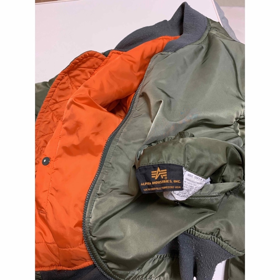 ALPHA INDUSTRIES(アルファインダストリーズ)のゆでたまご様専用　アルファ社　MA-1 メンズのジャケット/アウター(フライトジャケット)の商品写真